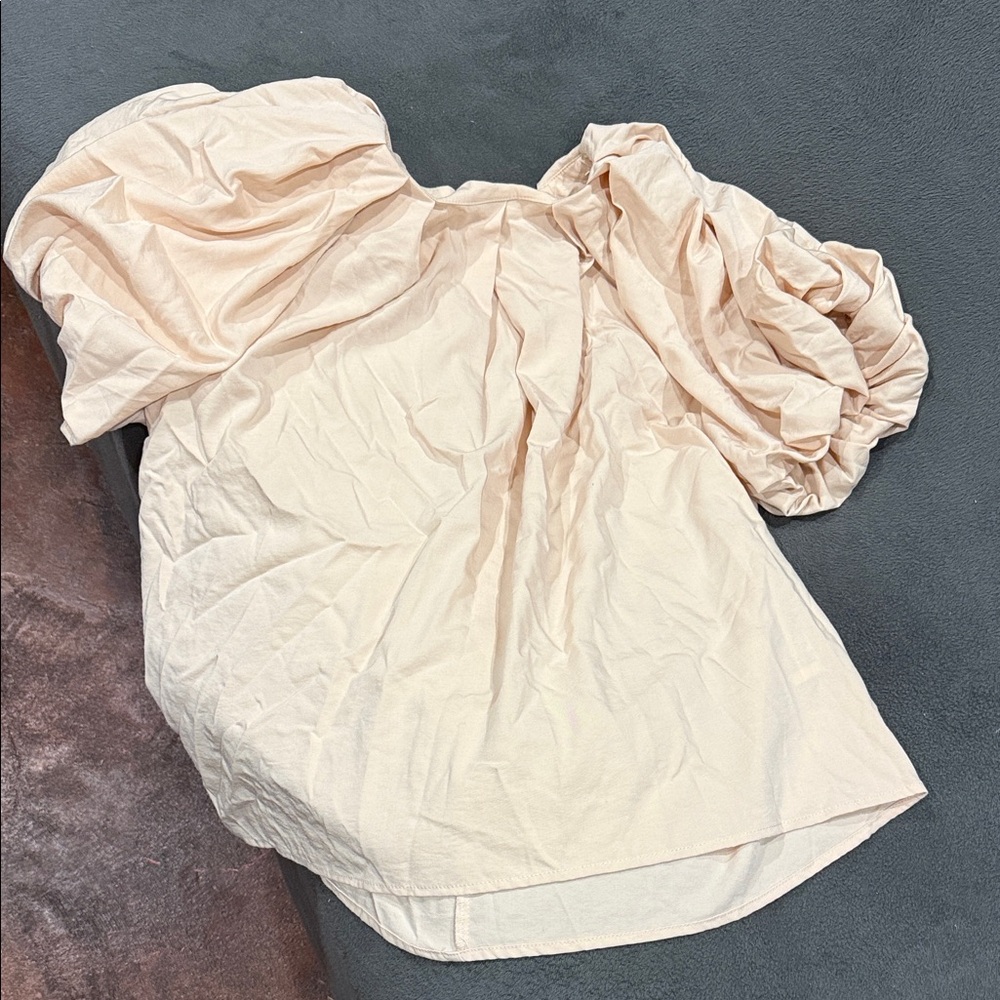 Entro Cream Puff Sleeve Blouse